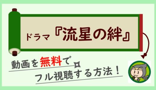 流星の絆の無料動画を1話から全話フル視聴！最終回まで見放題でイッキ見しよう