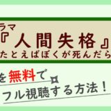 ドラマ「人間・失格~たとえばぼくが死んだら~」